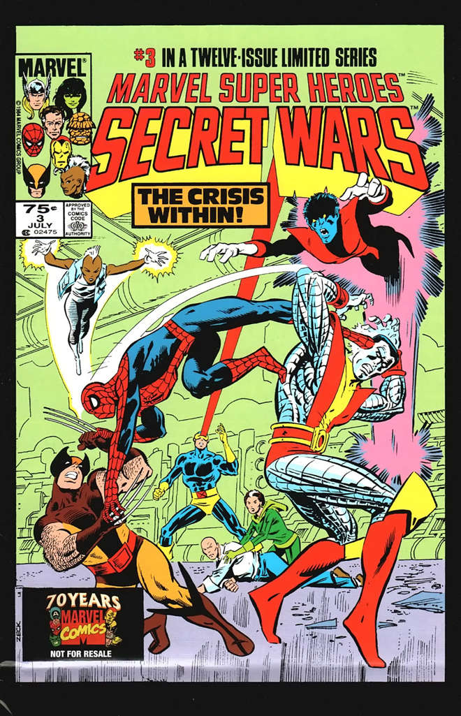 Marvel Super Heroes Secret Wars #3  - 3rd printing