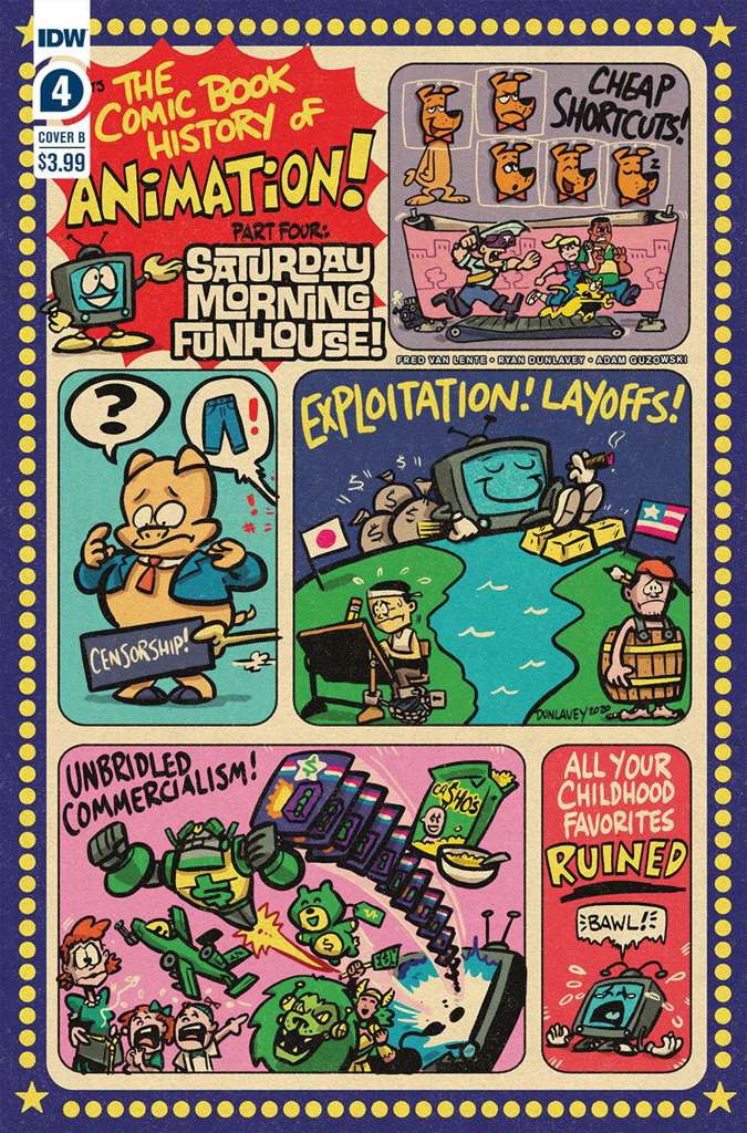 Comic Book History of Animation #4 Variation B