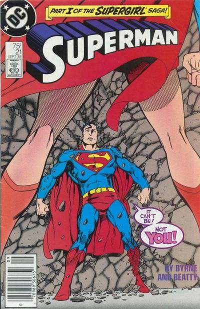 Superman (2nd Series) #21 Newsstand Edition