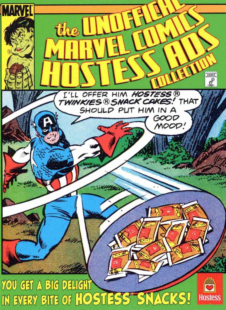Unofficial Marvel Comics Hostess Ads Collection