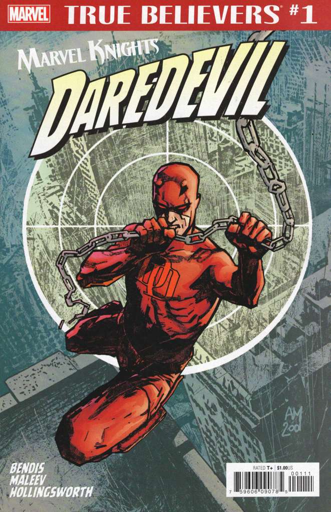 True Believers: Marvel Knights 20th Anniversary—Daredevil by Bendis & Maleev #1
