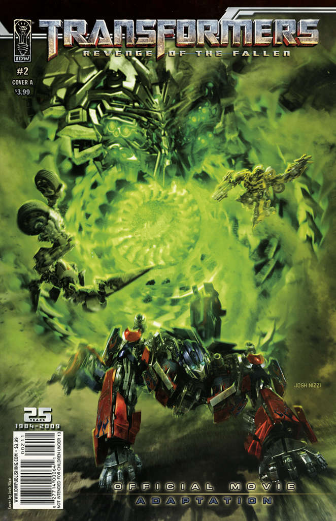 Transformers: Revenge of the Fallen Official Movie Adaptation #2 Variation A