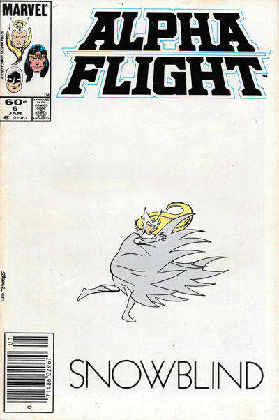 Alpha Flight (1st Series) #6 Newsstand Edition