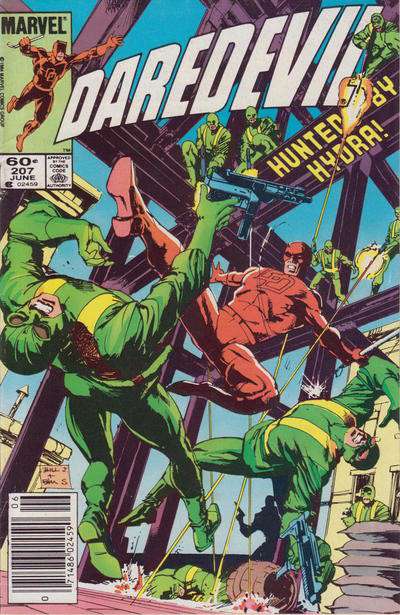 Daredevil #207 Newsstand Edition