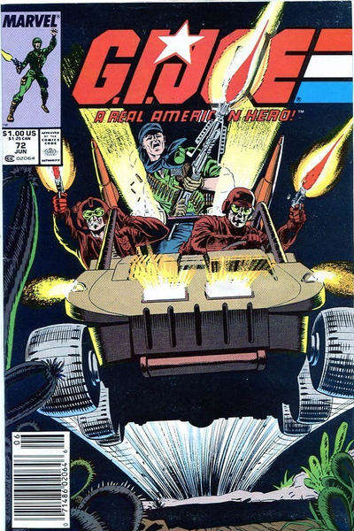 G.I. Joe, a Real American Hero #72 Newsstand Edition