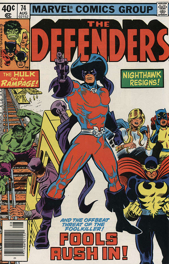 The Defenders #74 Newsstand Edition