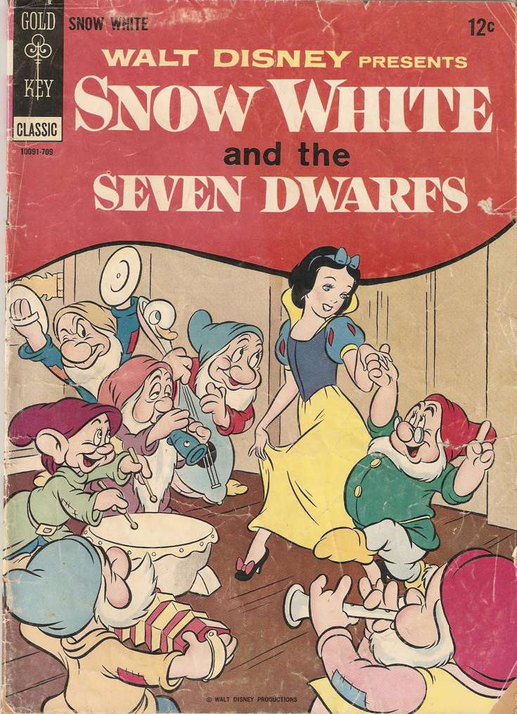 Snow White and the Seven Dwarfs (Gold Key) #1  - 4th printing