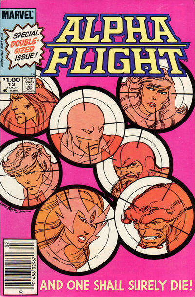 Alpha Flight (1st Series) #12 Newsstand Edition