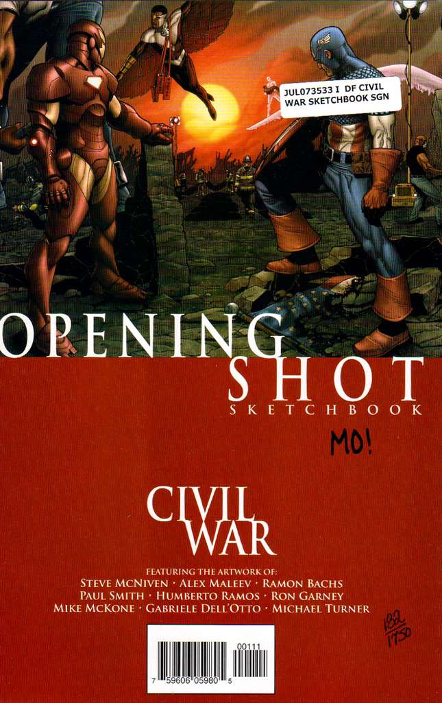 Civil War: Opening Shot #1 Variation A