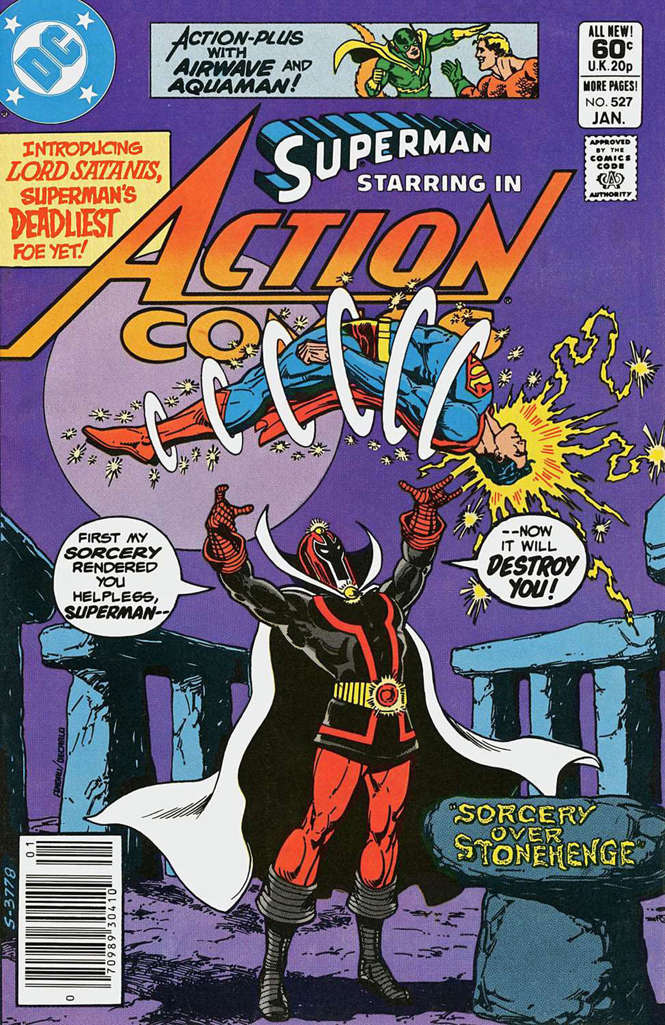 Action Comics #527 Newsstand Edition