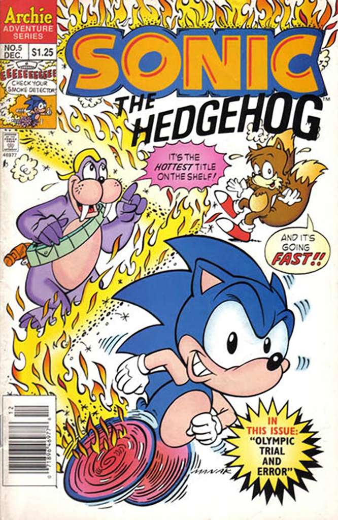 Sonic the Hedgehog #5 Newsstand Edition