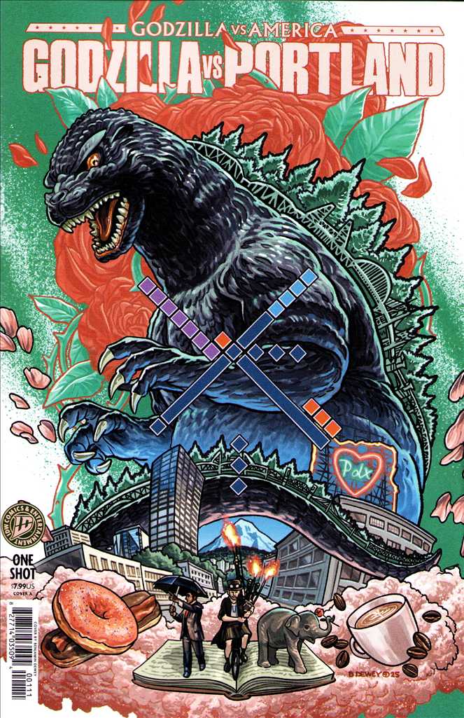 Godzilla Vs. America: Portland #1 Variation A