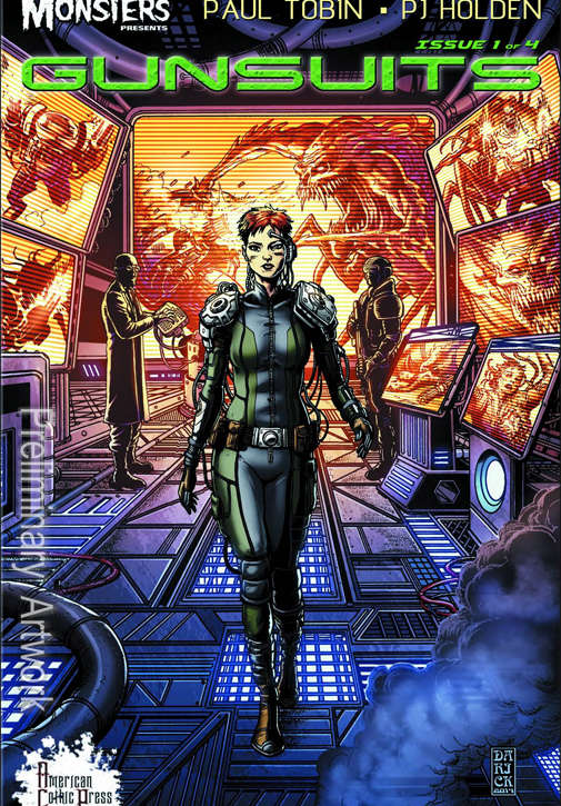 Famous Monsters Presents: Gunsuits #1 Variation B