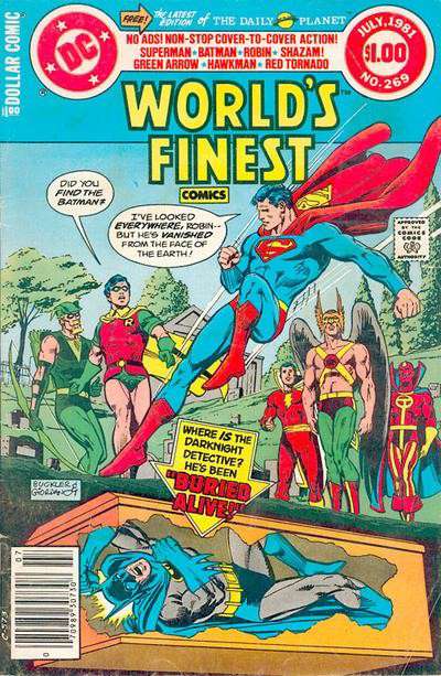 World’s Finest Comics #269 Newsstand Edition