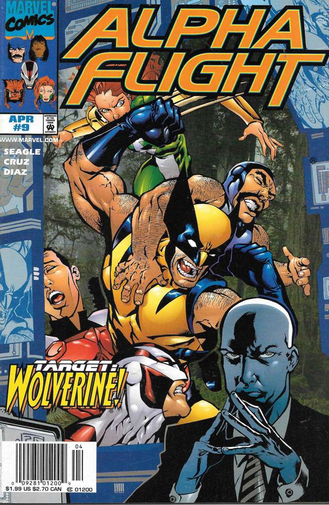 Alpha Flight (2nd Series) #9 Newsstand Edition