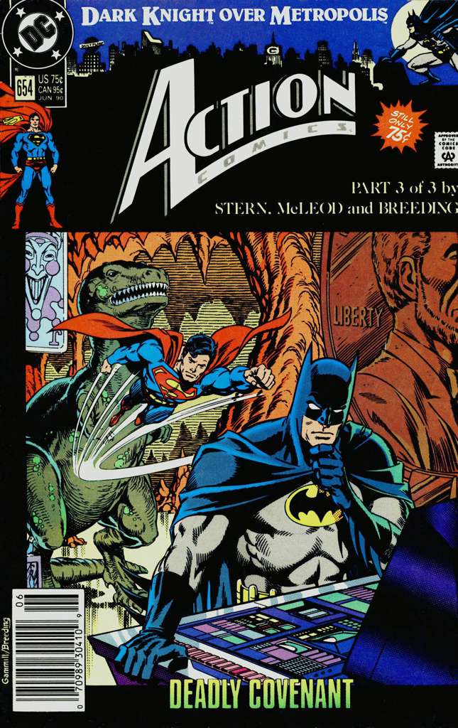 Action Comics #654 Newsstand Edition