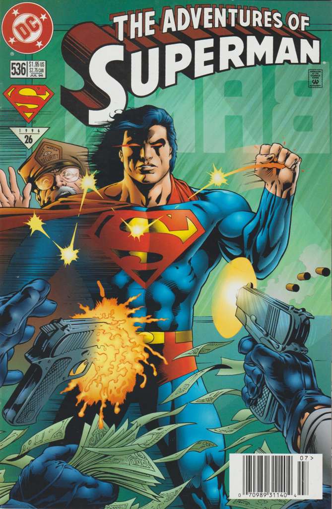 Adventures of Superman #536 Newsstand Edition