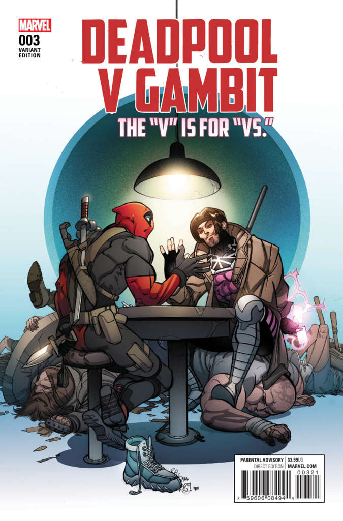Deadpool Vs. Gambit #3 Variation A