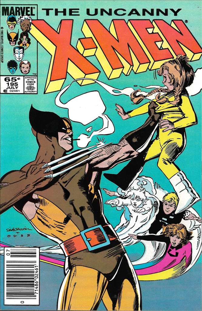 The Uncanny X-Men #195 Newsstand Edition