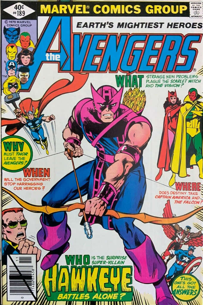 The Avengers #189