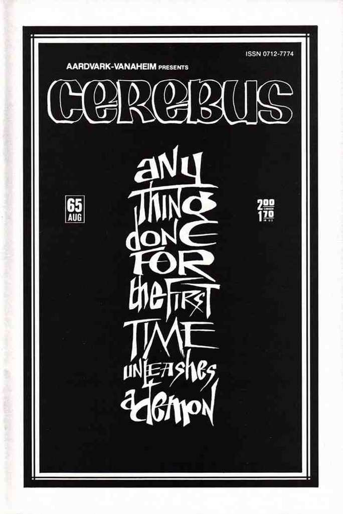 Cerebus the Aardvark #65