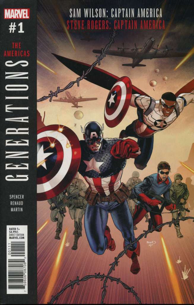 Generations: Sam Wilson Captain America & Steve Rogers Captain America #1