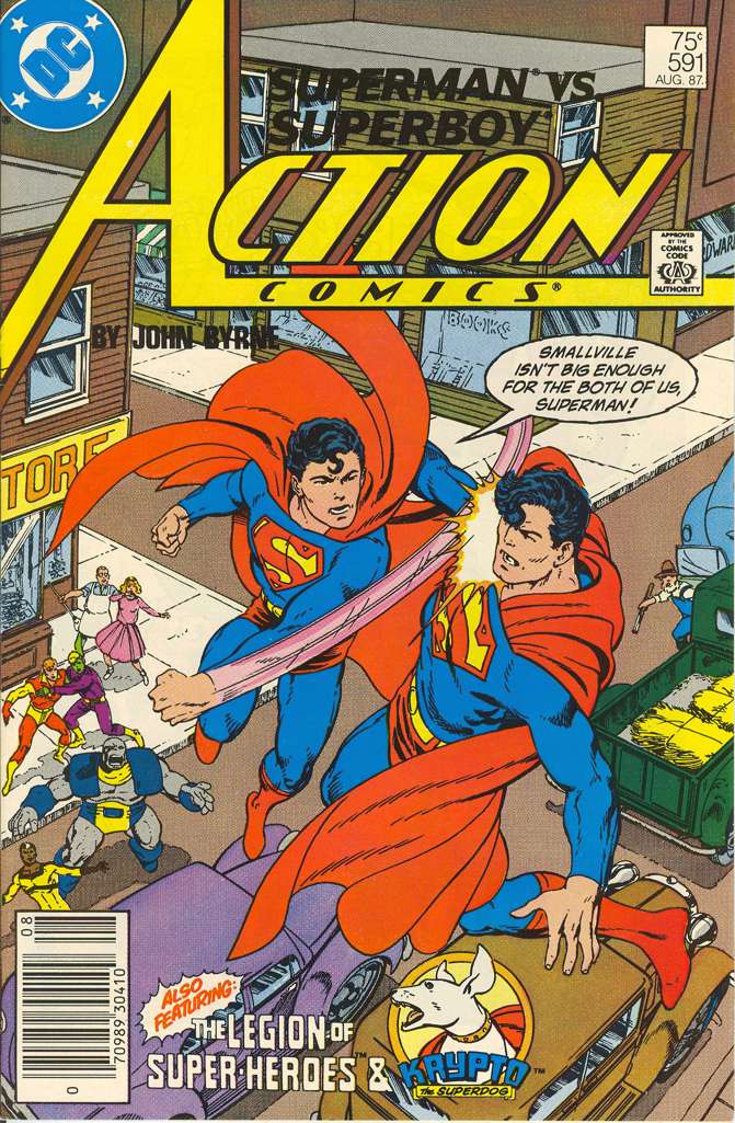 Action Comics #591 Newsstand Edition