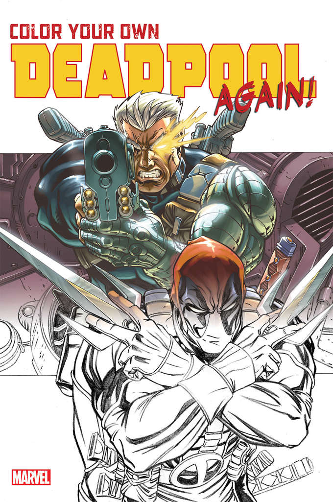 Color Your Own Deadpool Again! #1