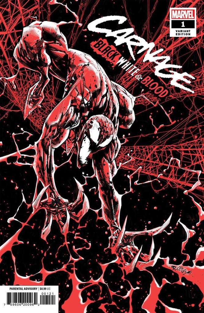Carnage: Black, White & Blood #1 Variation B