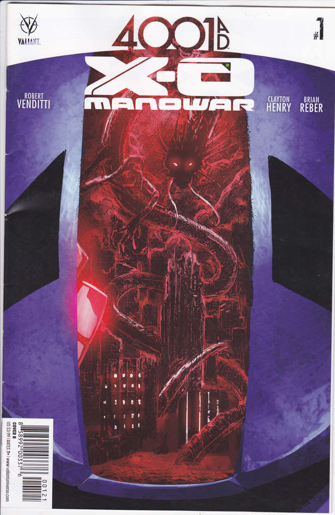4001 A.D. X-O Manowar #1 Variation B