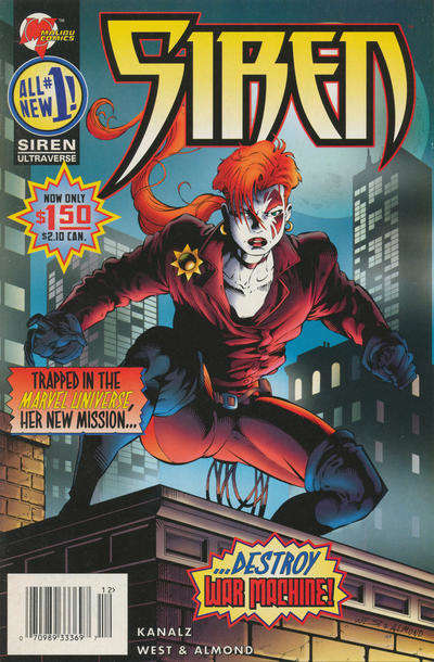 Siren (Malibu) #1 Newsstand Edition