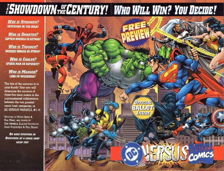 Marvel Versus DC/DC Versus Marvel Ashcan #1