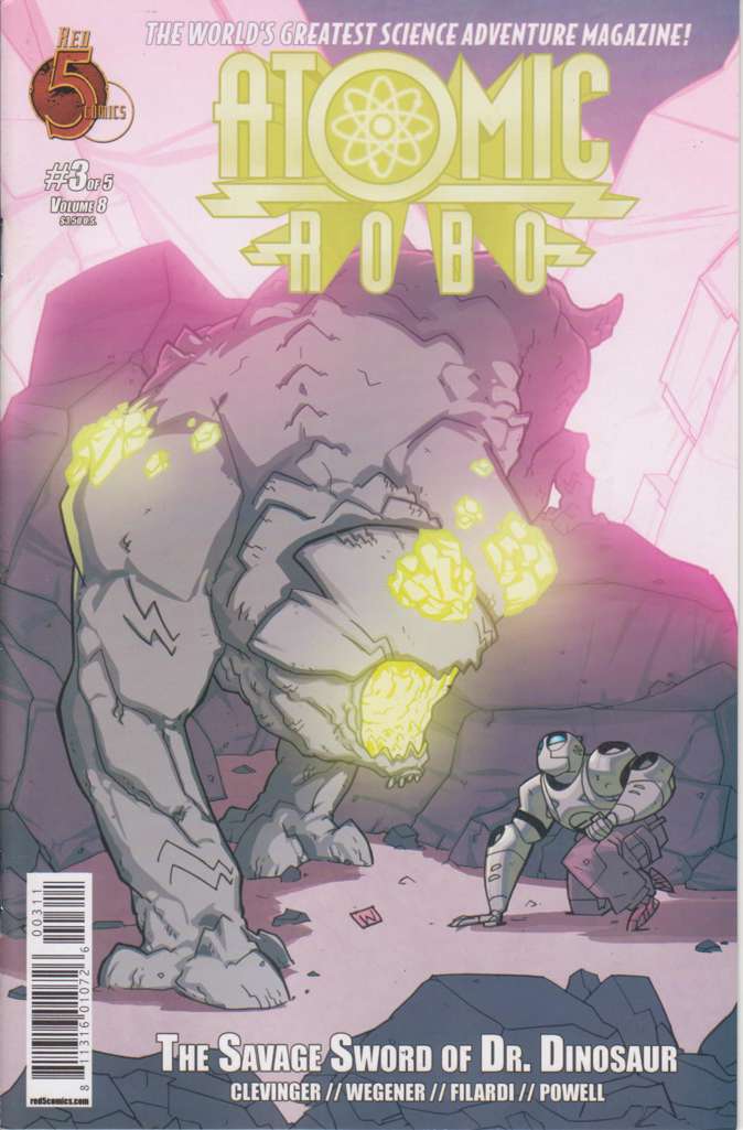 Atomic Robo and the Savage Sword of Dr. Dinosaur #3
