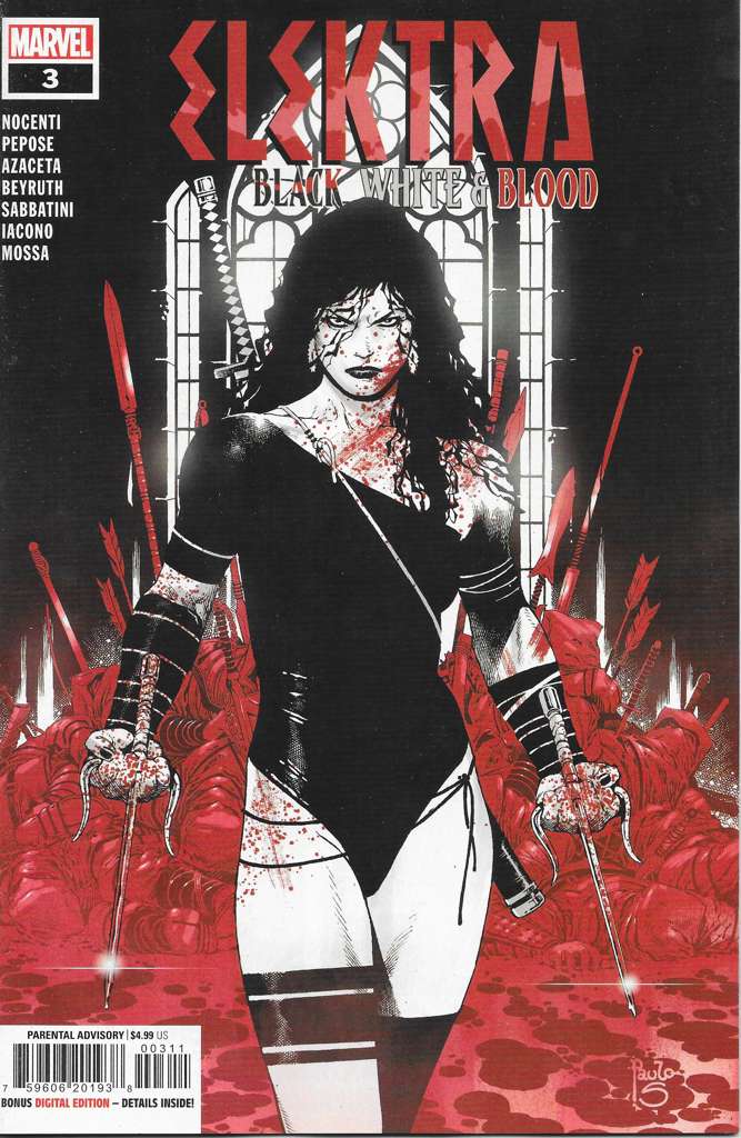Elektra: Black, White, and Blood #3