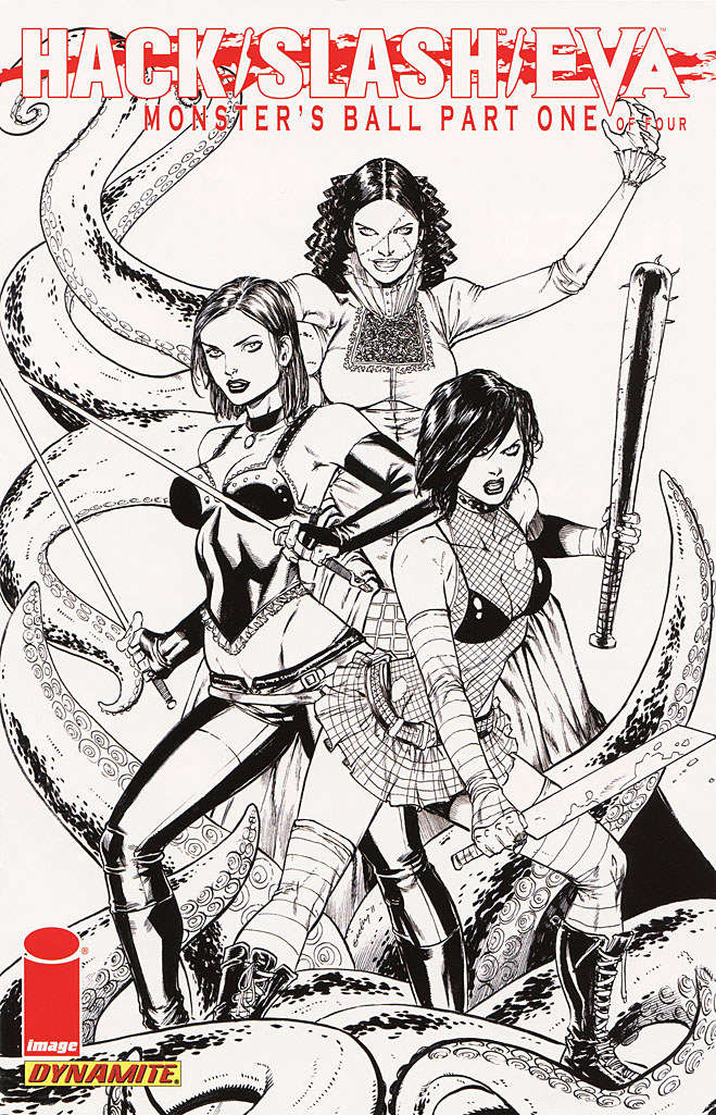 Hack/Slash/Eva: Monster’s Ball #1 Variation A