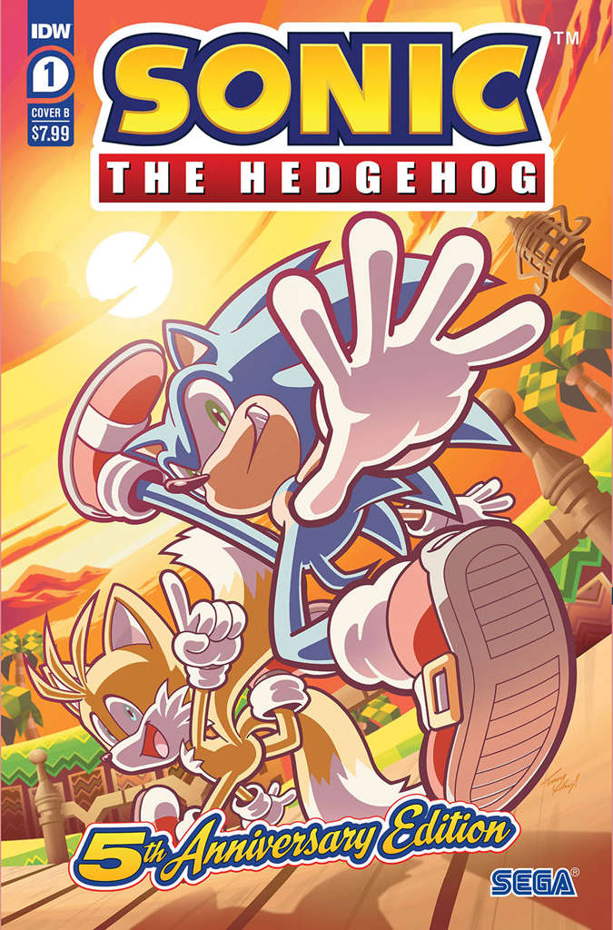 Sonic the Hedgehog: 5th Anniversary Edition #1 Variation B