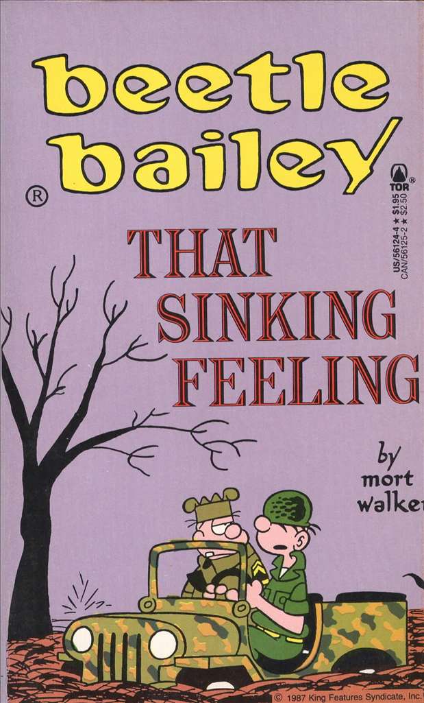 Beetle Bailey: That Sinking Feeling