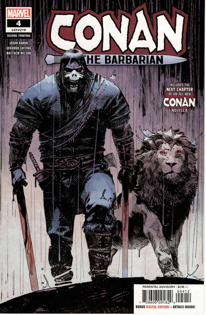Conan the Barbarian (4th Series) #4  - 2nd printing