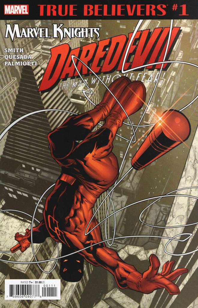 True Believers: Marvel Knights 20th Anniversary—Daredevil by Smith, Quesada & Palmiotti #1