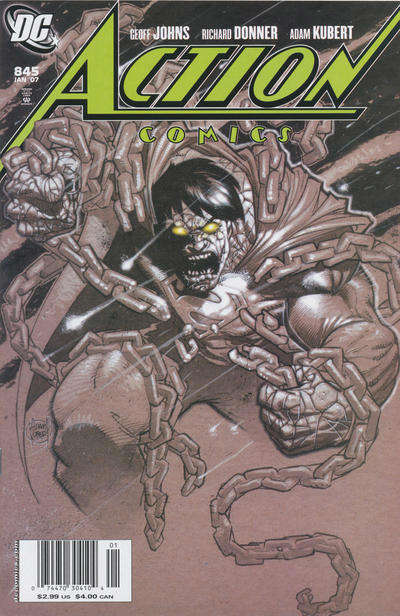 Action Comics #845 Newsstand Edition