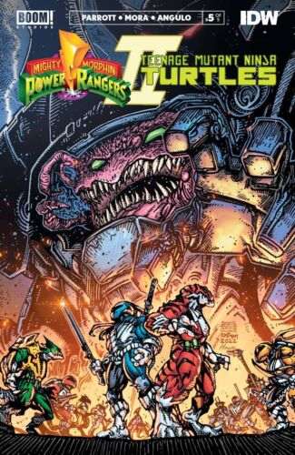Mighty Morphin Power Rangers/Teenage Mutant Ninja Turtles II #5 Variation B