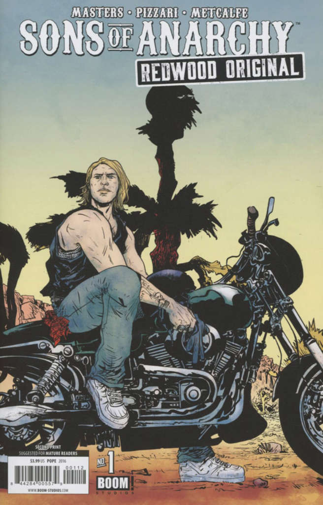 Sons of Anarchy Redwood Original #1  - 2nd printing
