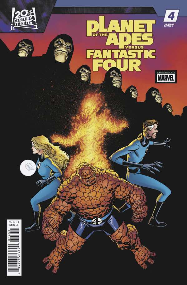Planet of the Apes Vs. Fantastic Four #4 Variation D