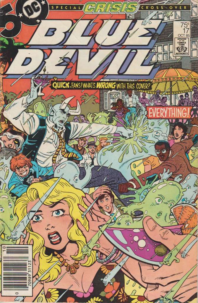 Blue Devil #17 Newsstand Edition