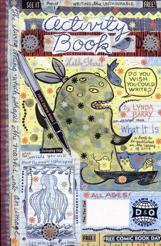 Lynda Barry Free Comic Book Day Activity Book Special
