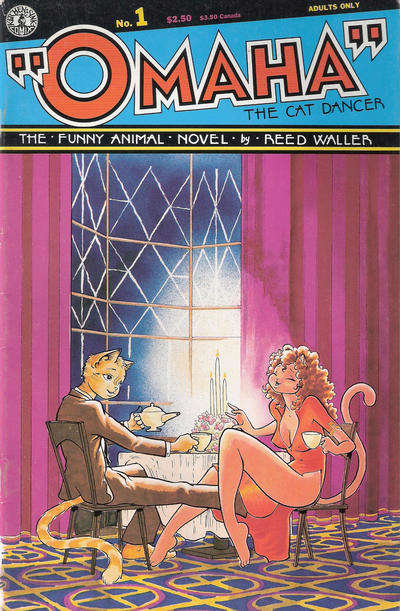 Omaha the Cat Dancer (Kitchen Sink) #1  - 2nd printing