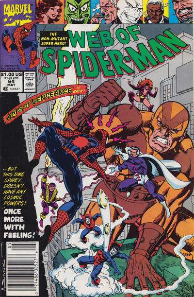 The Web of Spider-Man #64 Newsstand Edition