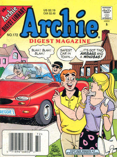 Archie Digest Magazine #172 Newsstand Edition
