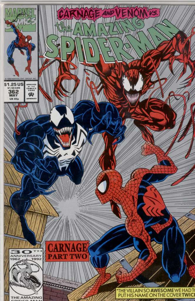 The Amazing Spider-Man #362  - 2nd printing