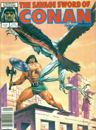 Savage Sword of Conan #108 Newsstand Edition